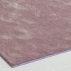 detalle ampliado de alfombra super suave peluxe mate color rosa de kp alfombras a medida