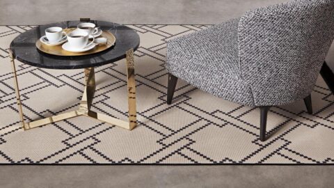 alfombras geométricas de kp de lana muy finas