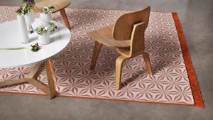 alfombras de diseño kp geometrik en un salón