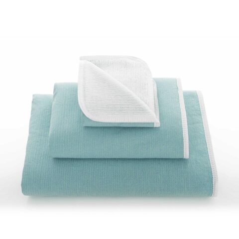 juego de toallas de baño graccioza double color azul