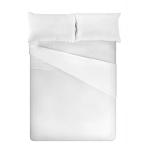 juego de sábanas liso blanco que no se arruga no se plancha Sisomdos comprar online en Fernández Textil algodón
