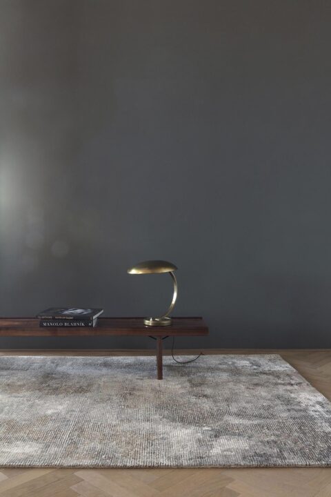 Alfombra-Erode-Greyge-ambiente-LignePure-FernandezTextil Ambiente alfombra Ligne Pure Erode Greyge
