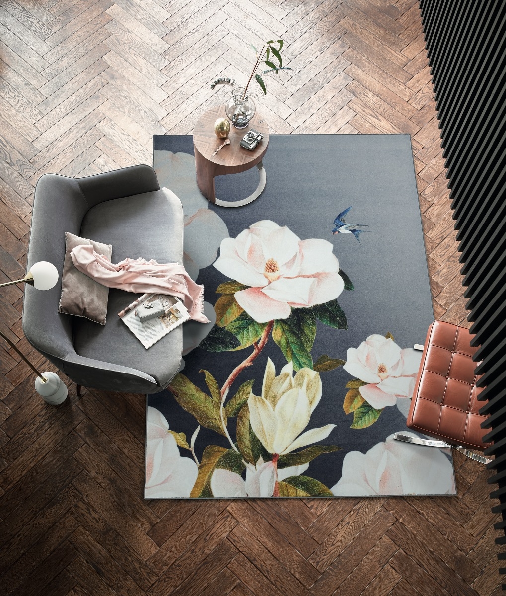 Ambiente alfombra Opal Grey Ted Baker 053704