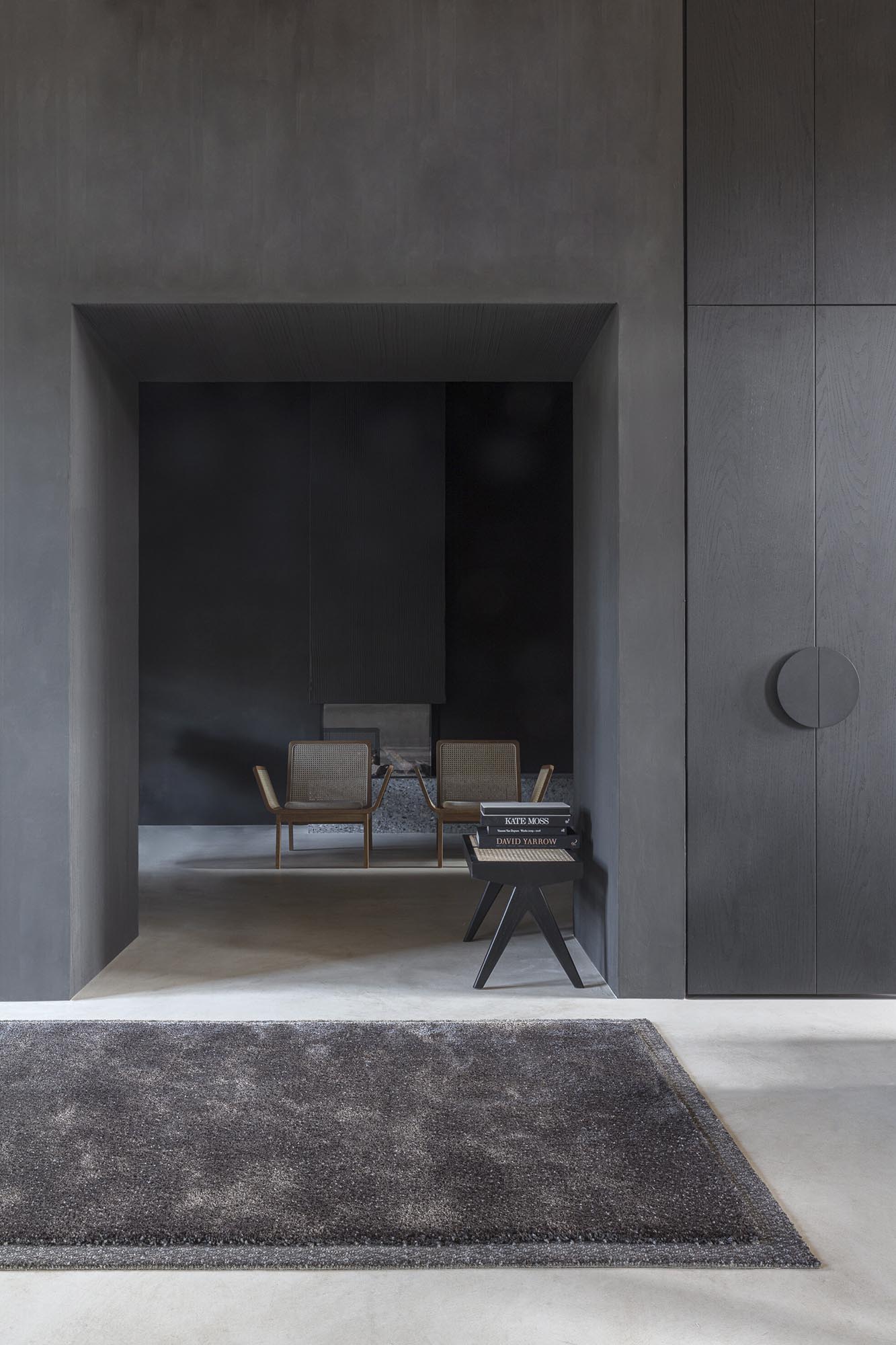 Alfombra-Cloud-Graphite-ambiente-LignePure-FernandezTextil Ambiente alfombra Ligne Pure Cloud graphite