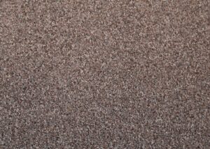 Detalle tejido poliamida Felpudo Rinos Colorado color marrón, fino con matices claros. Suave y bonito. Válido exterior.