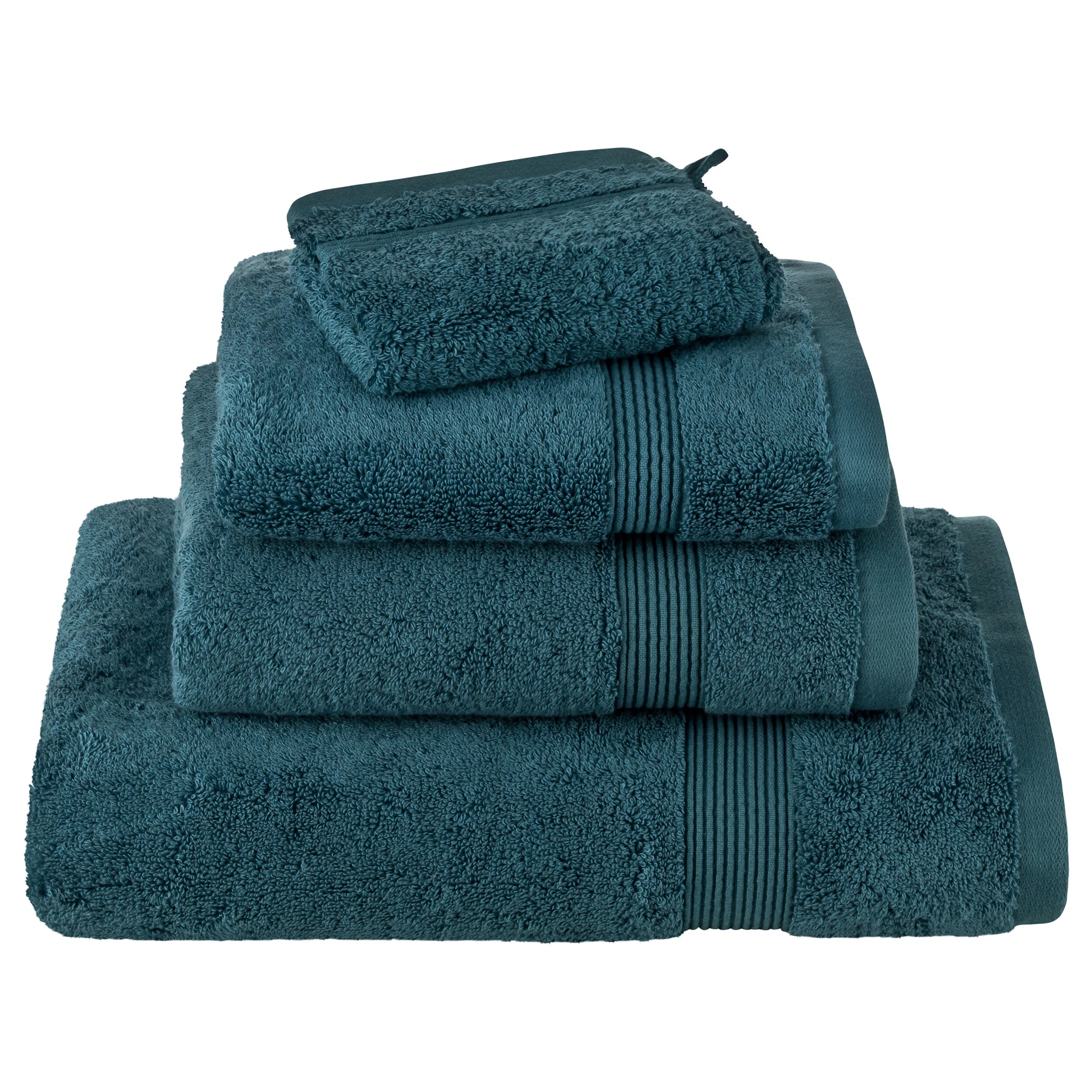 Juego 3 toallas de baño azul mar BASIC de algodón 100% - Castma, fabricante  de ropa del hogar