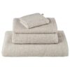 Juego de toallas Bambú de Blank Home en Fernández Textil. Combinación extrasuave bambú y algodón en color gris.