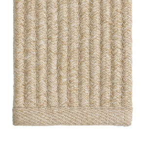Remate alfombra exterior Rols Chill Out a medida. Remate rústico en una dirección. Resistente artesanal, color trigo, olefina
