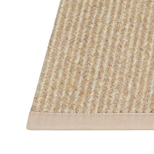 Remate alfombra exterior Rols Chill Out a medida. Remate rústico en una dirección. Resistente artesanal, trigo