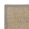 Esquina de alfombra exterior con remate a medida resistente Rols Nature 4506. Antimanchas, resistente al agua, sol. beige
