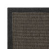 Esquina de alfombra exterior con remate a medida resistente Rols Nature 4506. Antimanchas, resistente al agua, sol. gris piedra