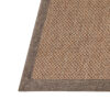 Detalle alfombra exterior resistente fácil mantenimiento para terrazas y porches. Remate rústico, Rols Nature Deluxe 69 tostado claro