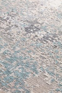 Detalle de color alfombra osta vivid en azul turquesa