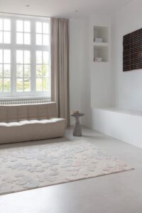 Salon alfombra lana moderna osta flux