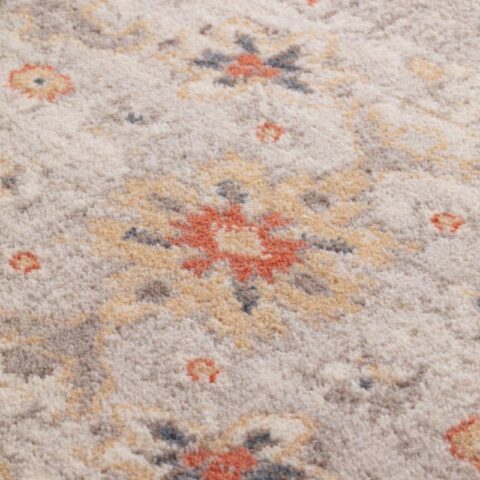 Detalle alfombra clásica osta legend color natural