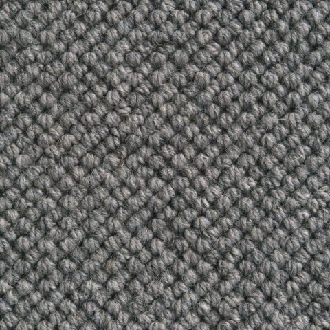 Alfombra KP a medida Karma gris pura lana y lana de yak suave, resistente y exótica. Tejido bucle. Comprar online.