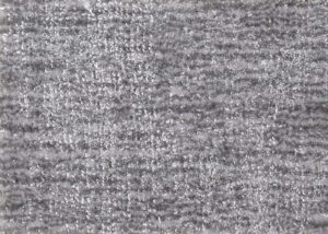 Alfombra a medida KP online, modelo Recikla, aspecto desgastado fibras recicladas. Fernández Textil. gris claro