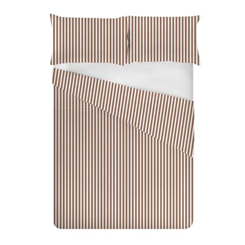 funda-nordica-biarritz-sisomdos-bronce-fernandez-textil-3s Funda nórdica tela de camiseta comprar online tela no se arruga no se plancha Fernández Textil diseño rayas