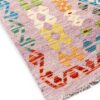 Detalle Kilim Maimana hechas a mano comprar online kilims afganos muchos colores resistentes reversibles Fernández Textil