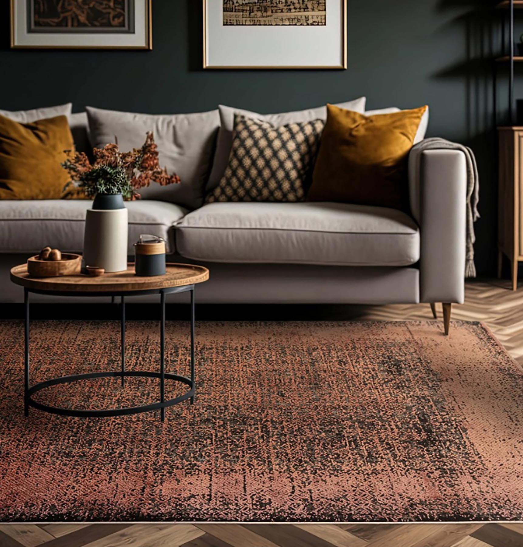 alfombra_asiatic_contemporarydesing_elodie_terracota_fernandeztextil (3) colocar alfombras en el salón